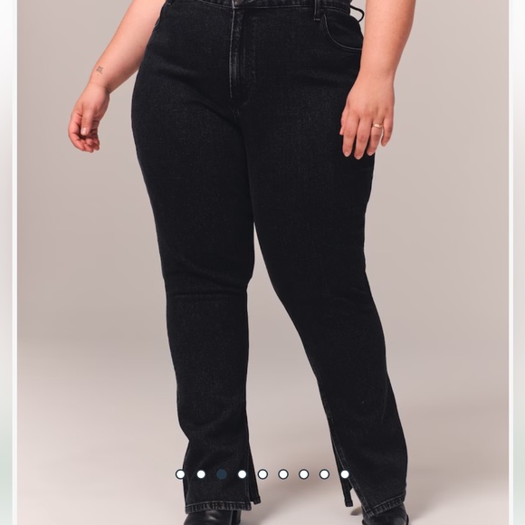 NWOT Abercrombie Curve Love High Rise w Vents - Picture 5 of 11